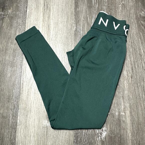 NVGTN Pants - NVGTN Green Compression Leggings